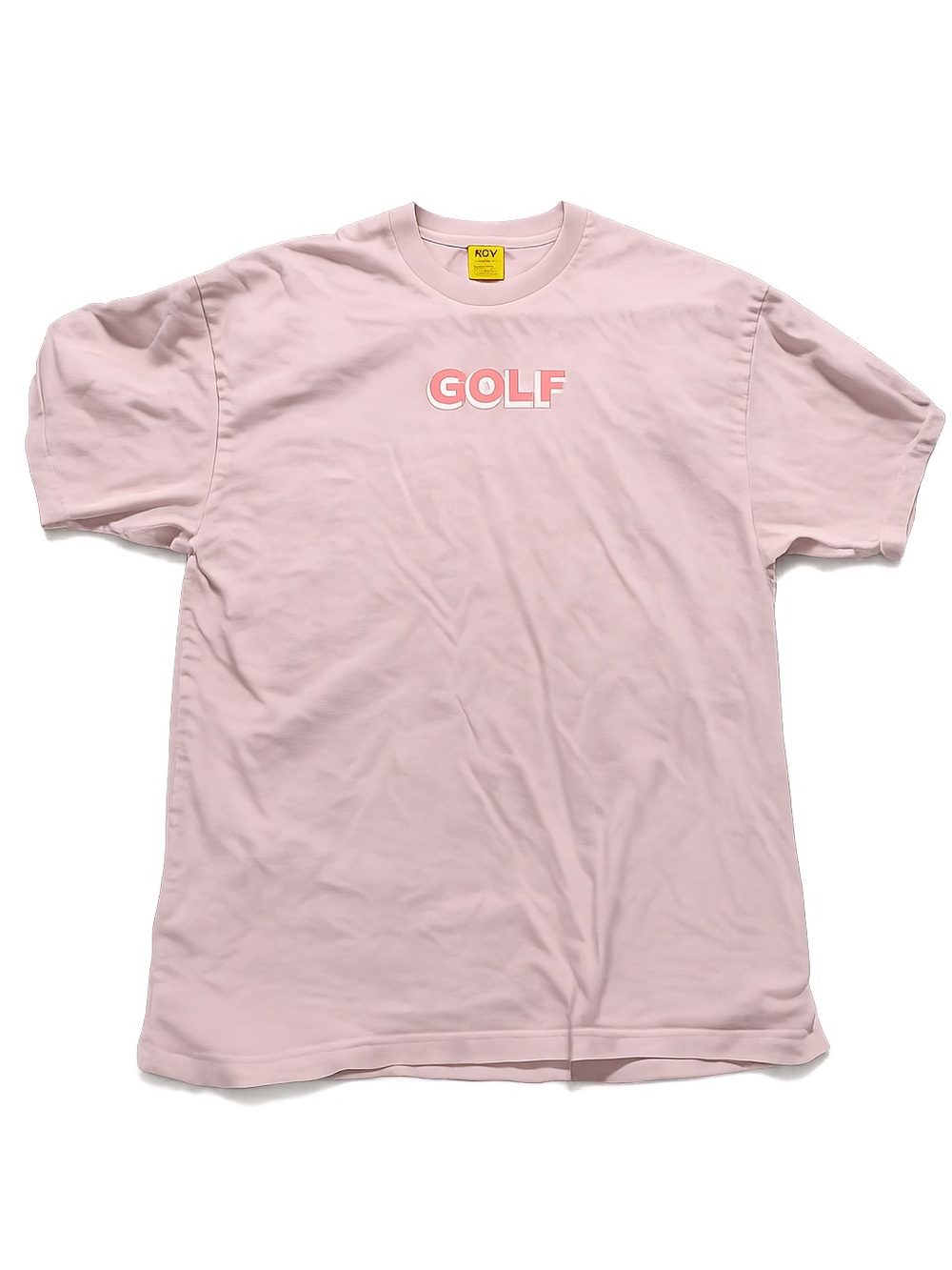 Golf Wang Pale Pink Logo Short Sleeve Tee